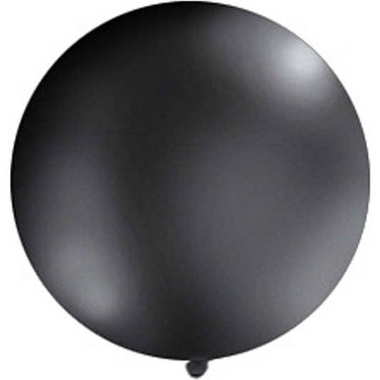 Gigastor Ballong - 1 Meter i Diameter -Sort (1145)