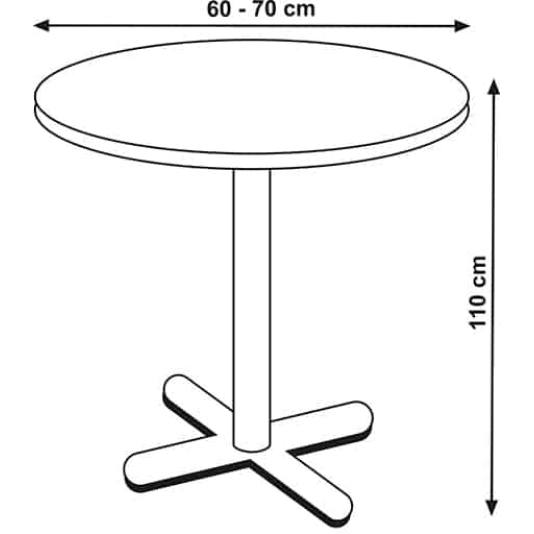 Elastisk duk til runde bord (11501)