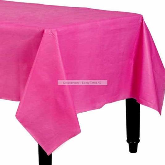 Hot Pink Plastic Tablecover - 1.4m x 2.8m (2501)