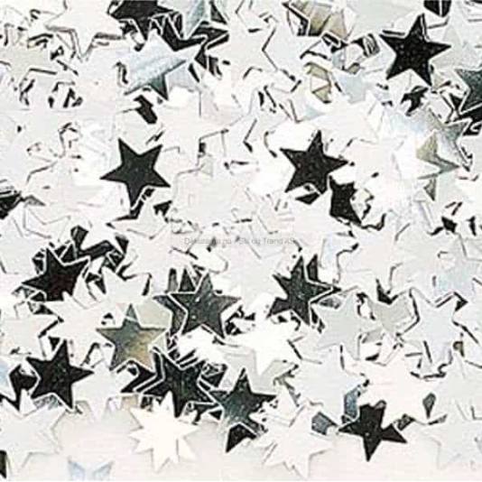 Konfetti - Sølvstjerner (2520)