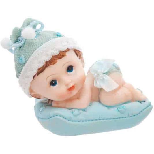 Babyfigur - Gutt med blå lue (3772)