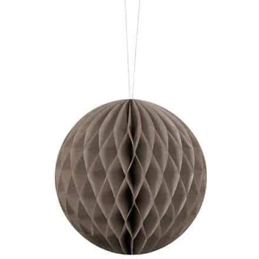Honeycomb Ball - Mørk Grå - 10cm (4039)