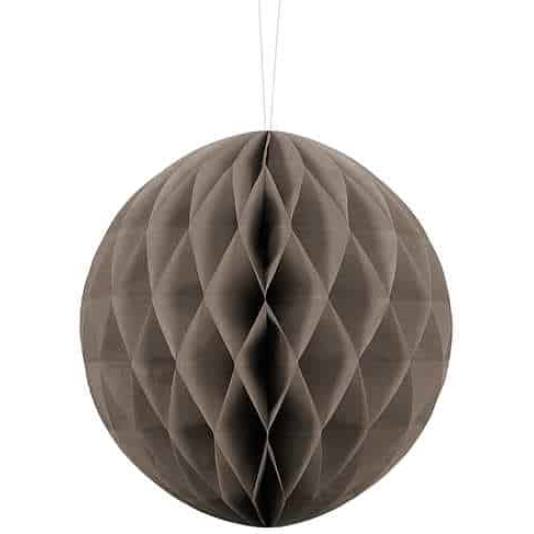 Honeycomb Ball - Mørk Grå - 20cm (4052)