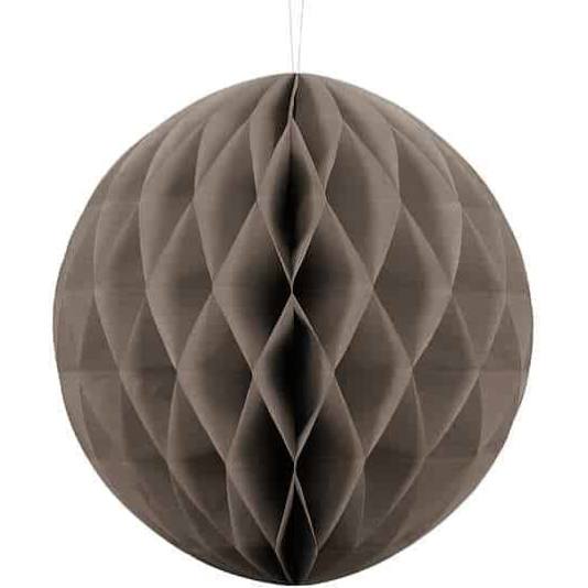 Honeycomb Ball - Mørk Grå - 30cm (4063)