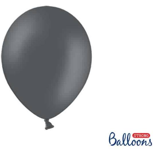 Ballonger - Grå Pastell - 10 stk (4246)