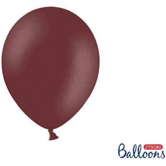 Ballonger - Mørk Rust Pastell - 10 stk (4248)