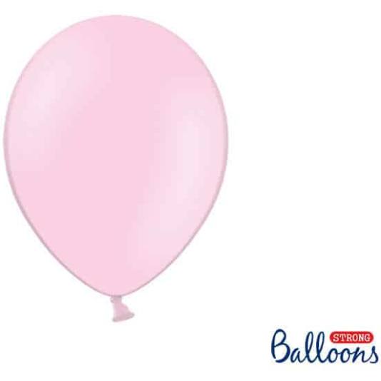 Ballonger - Lys Rosa Pastell - 10 stk (4249)