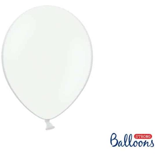 Ballonger - Hvit Pastell - 10 stk (4254)