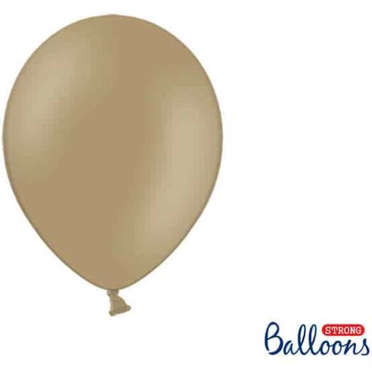 Ballonger - Lys Cappuccino Pastell - 10 stk (4260)