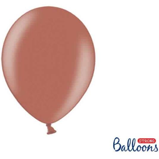 Ballonger - Siennabrun Metallic - 10 stk (4268)