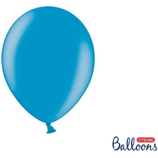 Ballonger - Asurblå Metallic - 10 stk (4273)