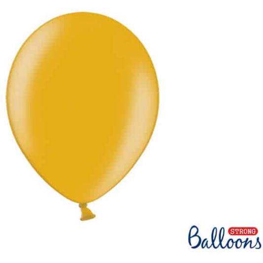 Ballonger - Gull Metallic - 10 stk (4288)
