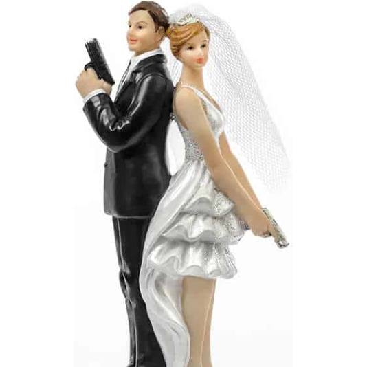 Kaketopp - Mr og Mrs Smith - Agenter (4329)