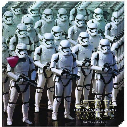 Star Wars The Force Awakens - 20 stk - Servietter (4519)