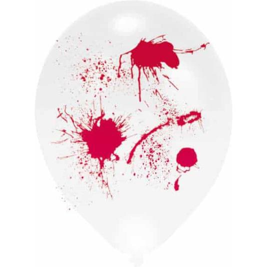 Ballonger i Latex - Balloominate - Blodig Halloween - 4 stk (5635)