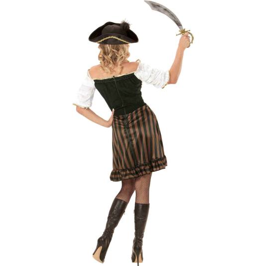 Piratkaptein Dame - Stilfullt Sjørøverkostyme (5976)