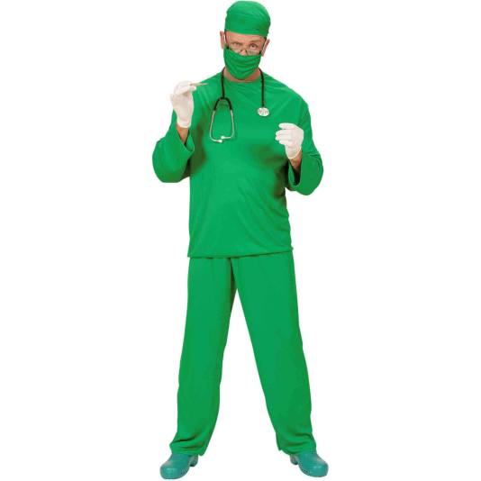 Kostyme - Grønnkledd Kirurg (6122)
