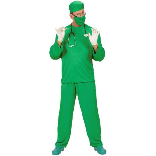 Kostyme - Grønnkledd Kirurg (6124)