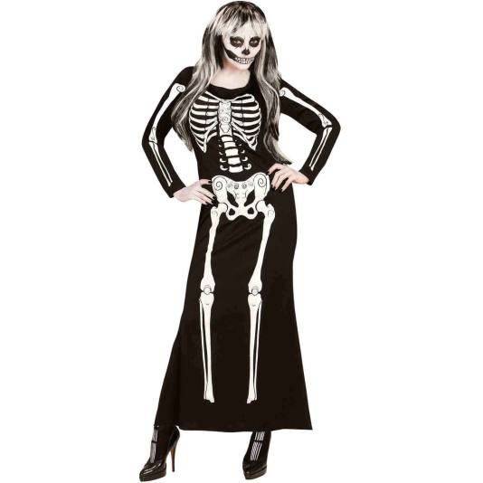 Skelegance - Skjelett Kostyme for Dame (6308)