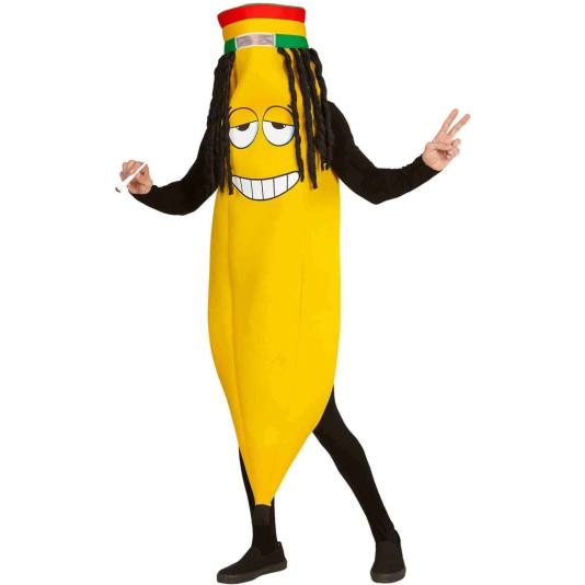 Jamaica Rastafari Banana - Banankostyme Voksen (6313)