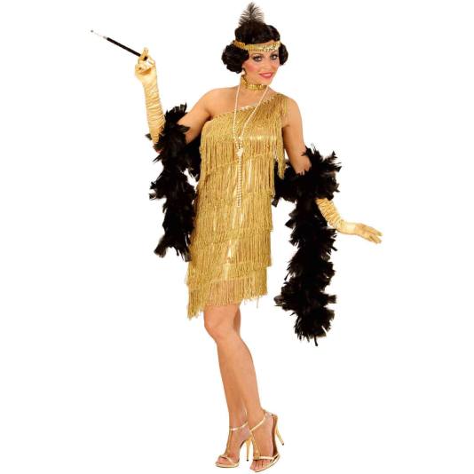 Gold Flapper - Kostyme - 20-talls (6366)