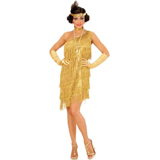 Gold Flapper - Kostyme - 20-talls (6367)