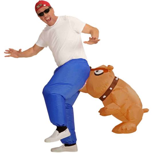 Biting Bulldog Kostyme - Oppblåsbart (6426)
