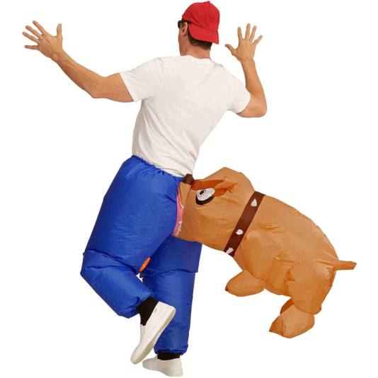 Biting Bulldog Kostyme - Oppblåsbart (6428)