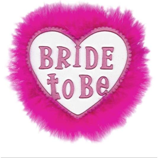 Bride to Be - Brosje - Hvit (6740)