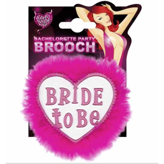 Bride to Be - Brosje - Hvit (6741)