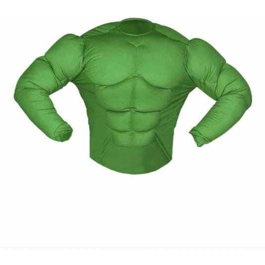 Grønn Muskelskjorte - Hulken (6834)