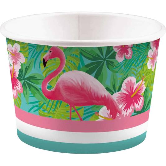Flamingo Paradise Is-skåler - 8 stk (7236)
