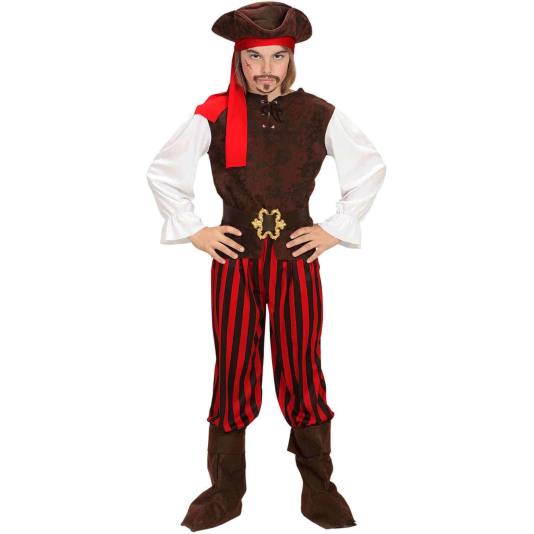 Pirat - Barnekostyme - Karibisk Gutt (7737)