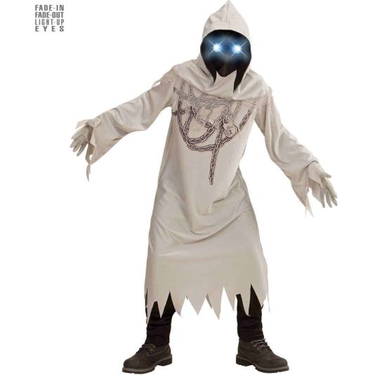 Spøkelse med maske - Halloween Barnekostyme (7752)