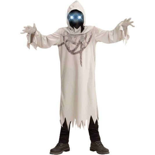 Spøkelse med maske - Halloween Barnekostyme (7753)
