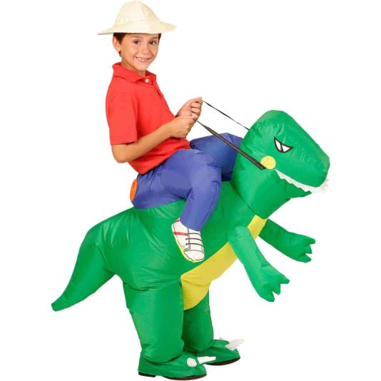 Dinosaur Kostyme for Barn - Oppblåsbart (7788)