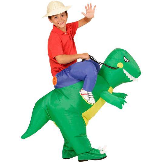 Dinosaur Kostyme for Barn - Oppblåsbart (7789)