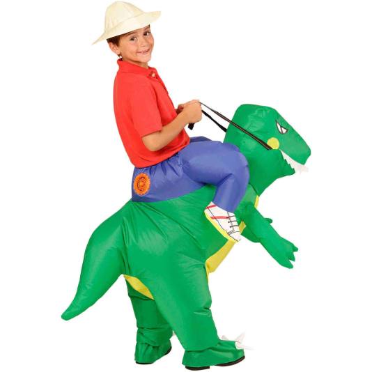 Dinosaur Kostyme for Barn - Oppblåsbart (7790)