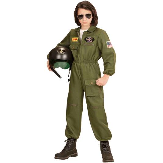 Jagerflypilot - Kostyme Gutt (7797)