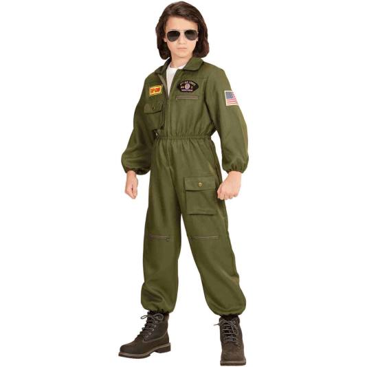 Jagerflypilot - Kostyme Gutt (7798)