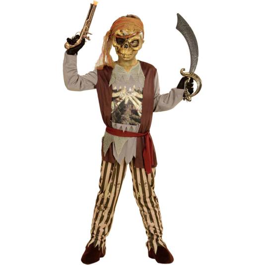 Piratspøkelse - Barnekostyme med Maske (7825)