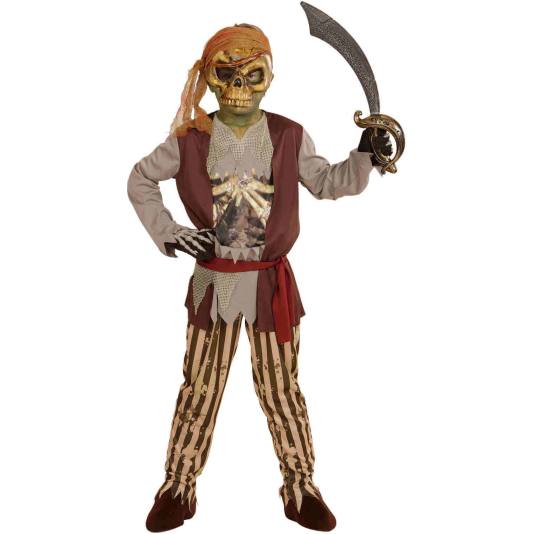 Piratspøkelse - Barnekostyme med Maske (7826)