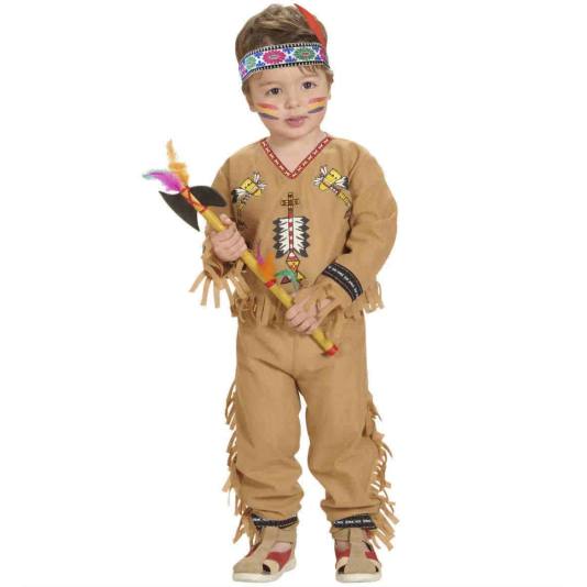 Søt Indianergutt - Kostyme for små barn (7867)
