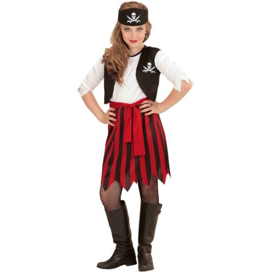 Pirat - Jente - Barnekostyme (7917)