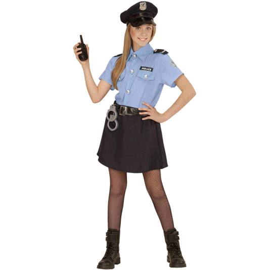 Politi Kostyme til Barn - Jente (7927)