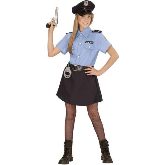 Politi Kostyme til Barn - Jente (7928)