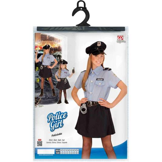 Politi Kostyme til Barn - Jente (7929)