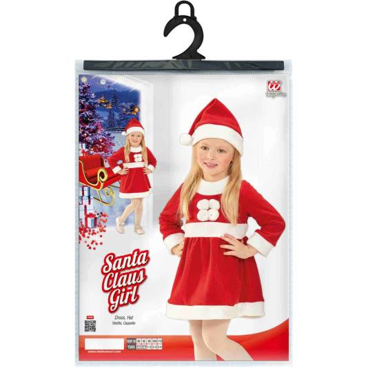 Julenisse - Kostyme for små jenter (7961)