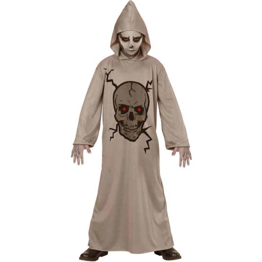 Skull Master -Kostyme Kappe med Hette - Halloween (7980)