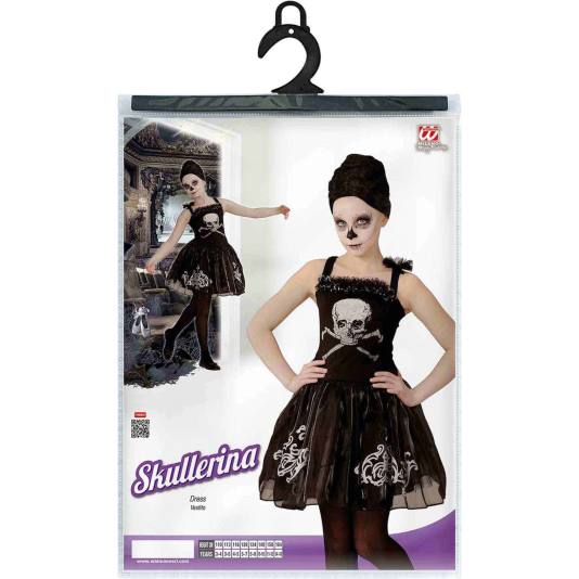 Skullerina - Tøft Halloweenkostyme til Jenter (7986)